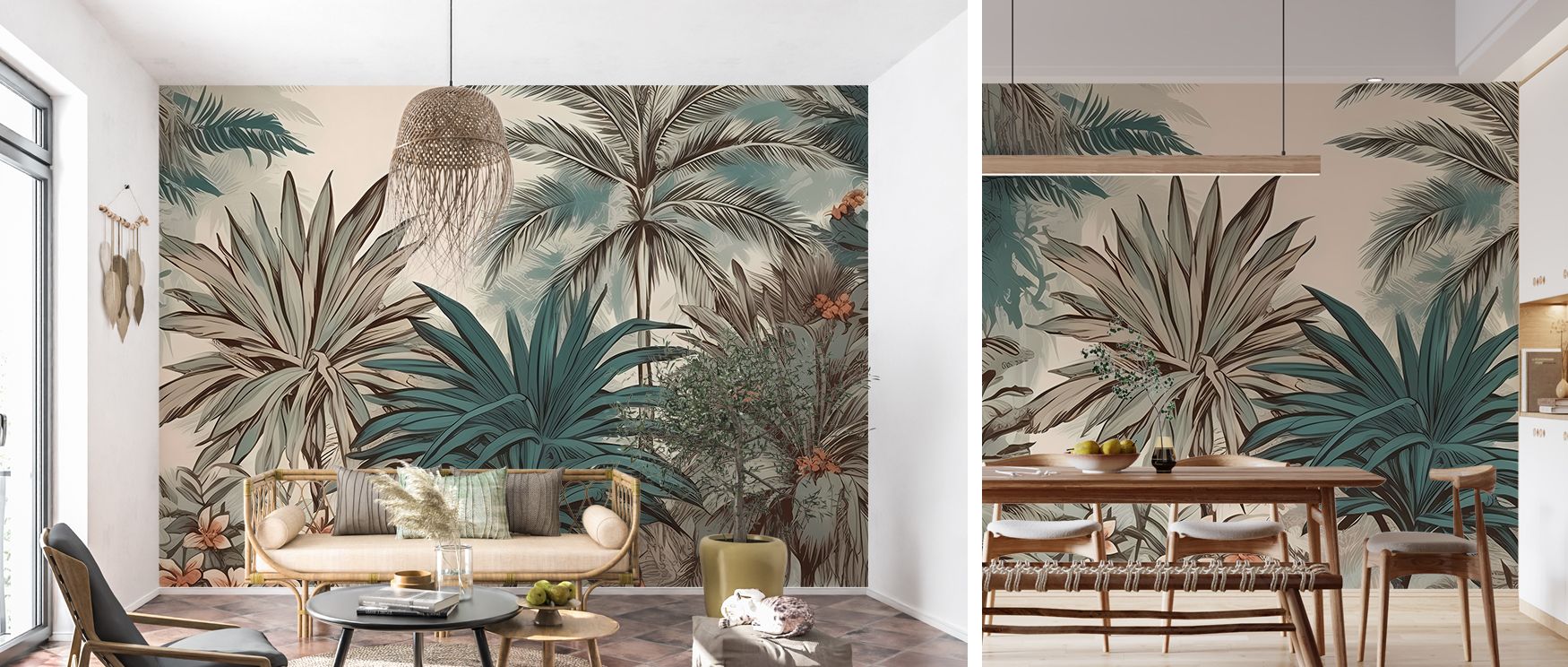 Soft gradients and atmospheric depth define Indonesian Nights Scenic Wallpaper, adding layers of character that enrich interiors naturally. It becomes a versatile design element that adapts to both minimalist and classic furnishings, ensuring that any cho