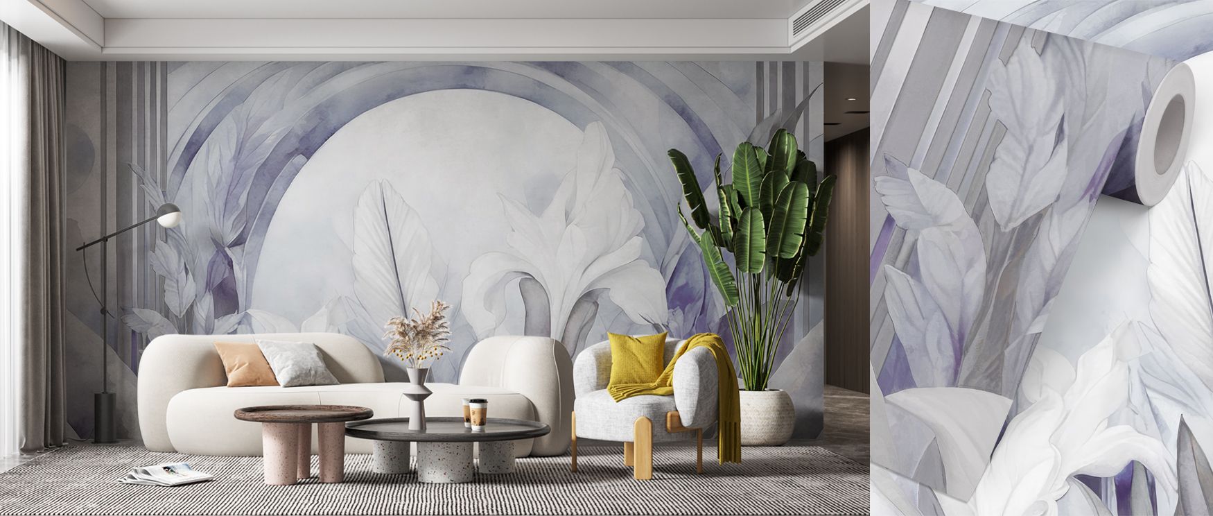The design fills living rooms with charm, offering soft floral radiance that transforms walls into visual landscapes, creating interiors where serenity and elegance merge naturally, encouraging reflection, comfort, and timeless style in every carefully pl