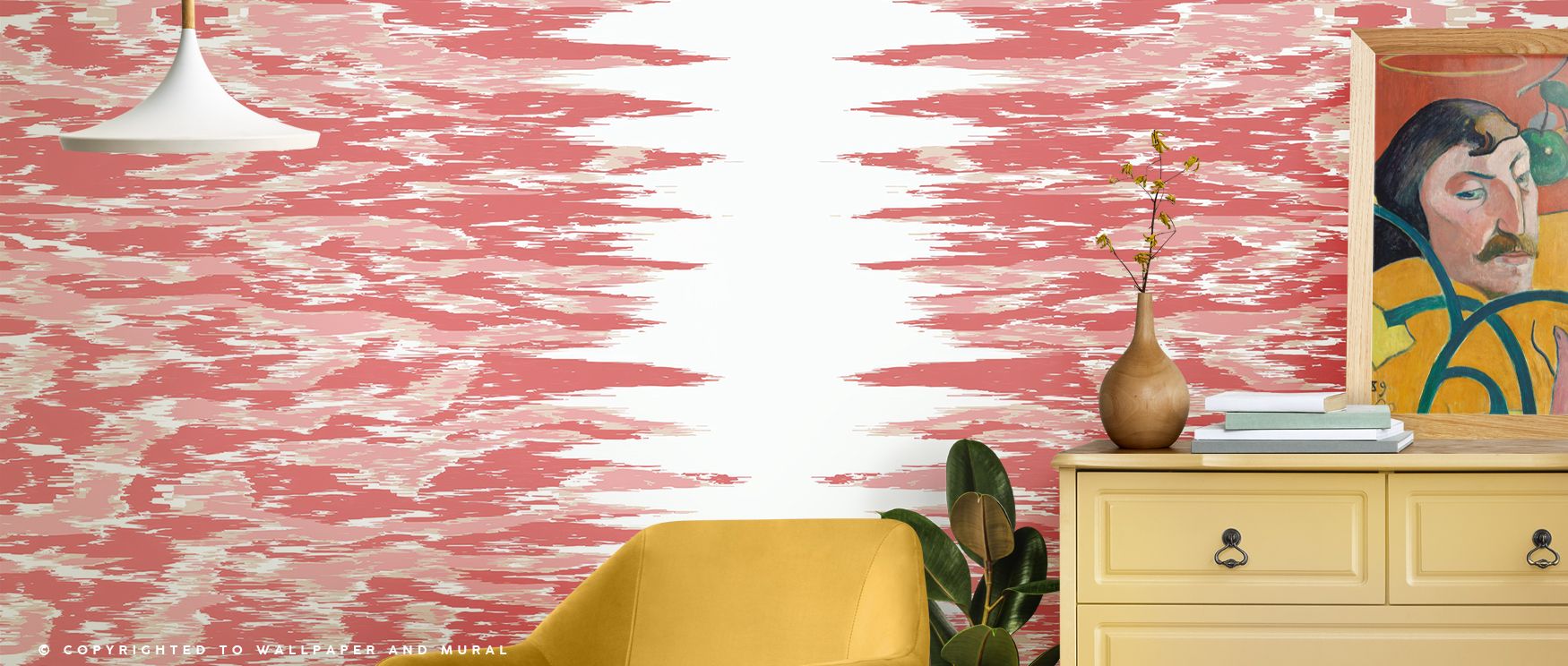This wallpaper fills interiors with balanced elegance, its architectural details creating rhythm across walls that make bedrooms, studies, or shared living spaces feel inspiring and endlessly stylish, offering a refined connection to cultural artistry.