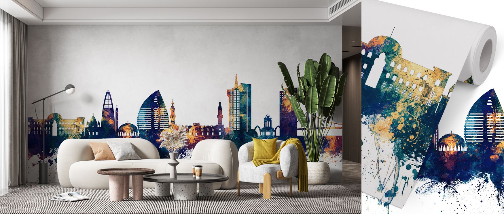 With its striking palette, Khartoum Sudan Skyline Blue & Bronze Wallpaper transforms walls into scenes of elegance. Its tones enrich interiors with depth, while architectural details provide sophistication. Lounges or studies gain presence and atmosphere,