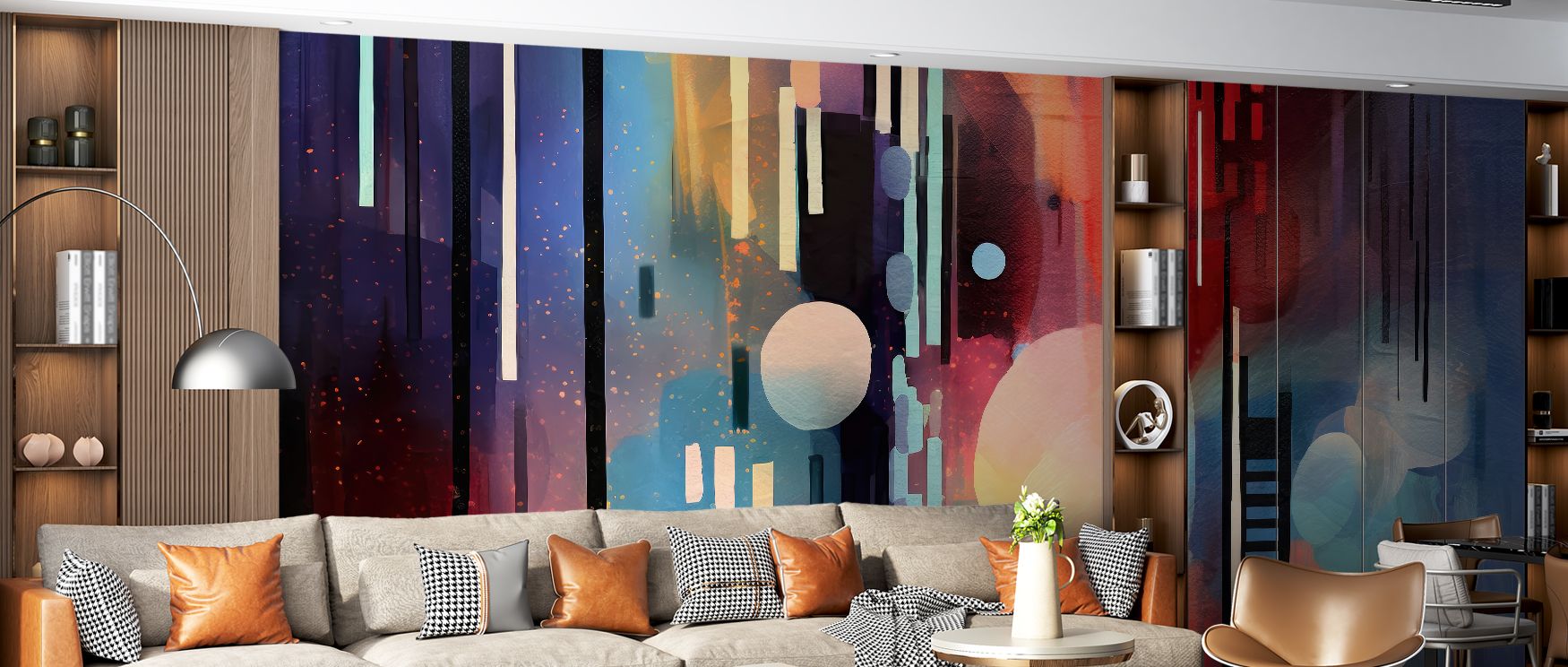 Ladder patterns illustrated with strength in balanced tones enrich interiors with ambition and drive, filling bedrooms, study areas, or offices with inspiration, artistry, and determination that radiates focus and progress in stylish motivational design. 