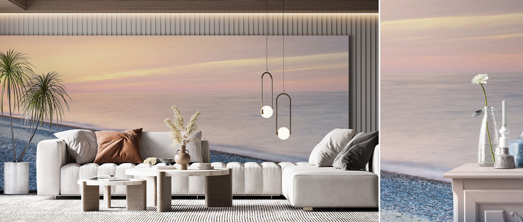Scenic waterside imagery of Lake Superior enriches interiors with calmness, artistry, and charm, turning walls into natural compositions that make bedrooms, offices, or living rooms serene retreats filled with peace and refinement. 