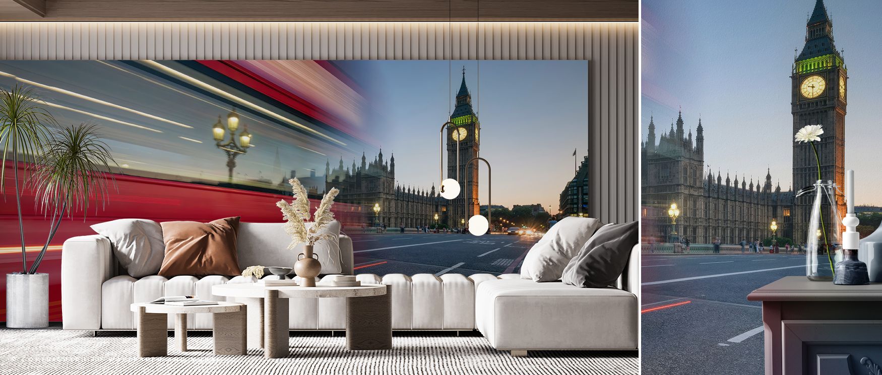 London city imagery painted in vibrant tones enriches interiors with urban artistry, charm, and vitality, turning bedrooms, offices, or living areas into lively retreats filled with cultural sophistication and modern elegance. 