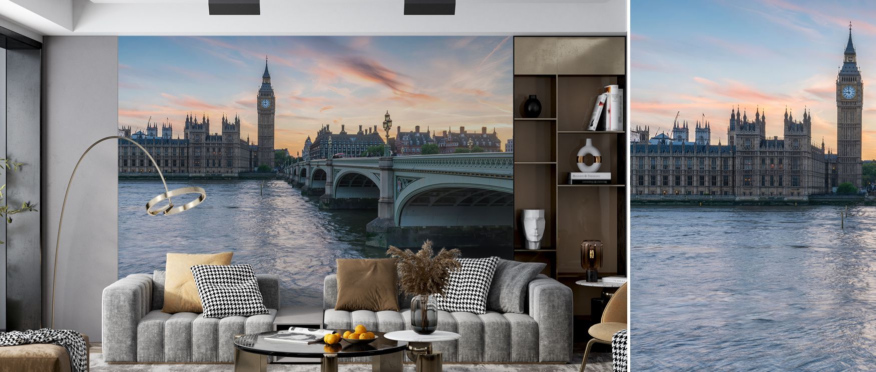 London classic cityscape painted in refined tones enriches interiors with artistry, charm, and timelessness, turning bedrooms, lounges, or offices into retreats filled with sophistication and cultural elegance. 