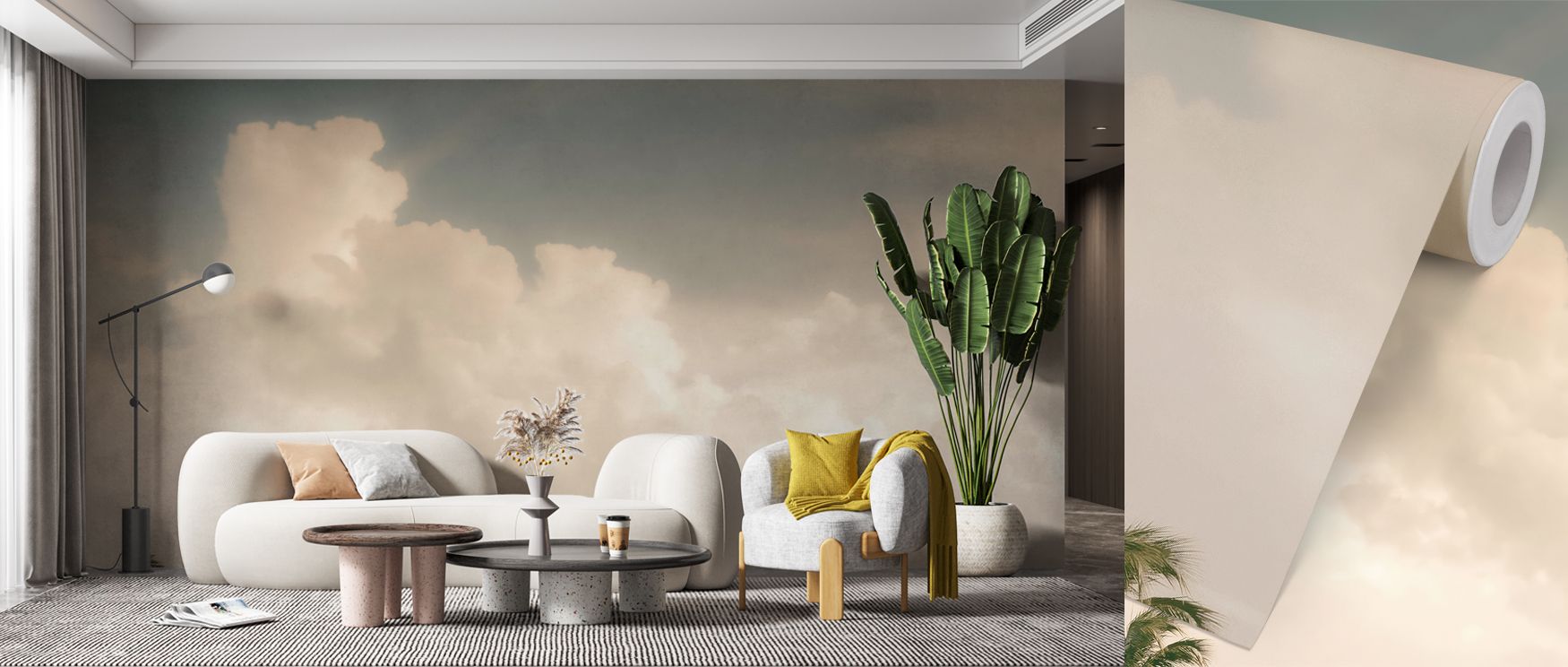 Featuring delicate details of nature, this wallpaper highlights a solitary bird among tranquil surroundings, evoking calmness and reflection. Its natural tones bring elegance to living rooms while maintaining a serene flow, allowing interiors to feel more