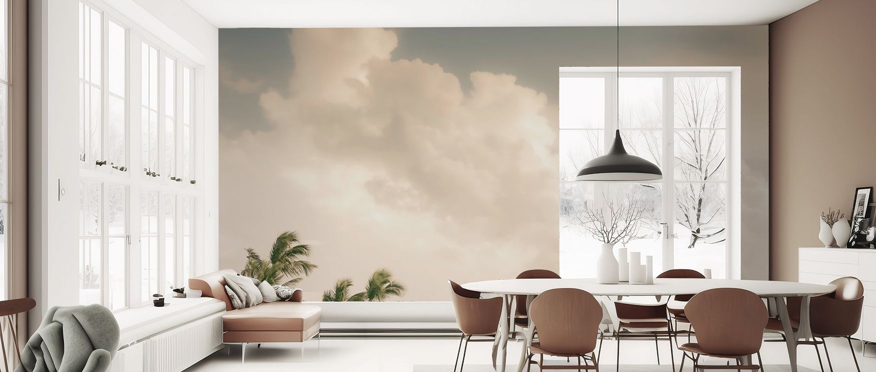 With its tranquil atmosphere, the Lone Bird Nature Wallpaper emphasizes the connection between design and nature, offering interiors a subtle yet impactful transformation. It is ideal for offices, bedrooms, or quiet reading spaces where calmness and clari