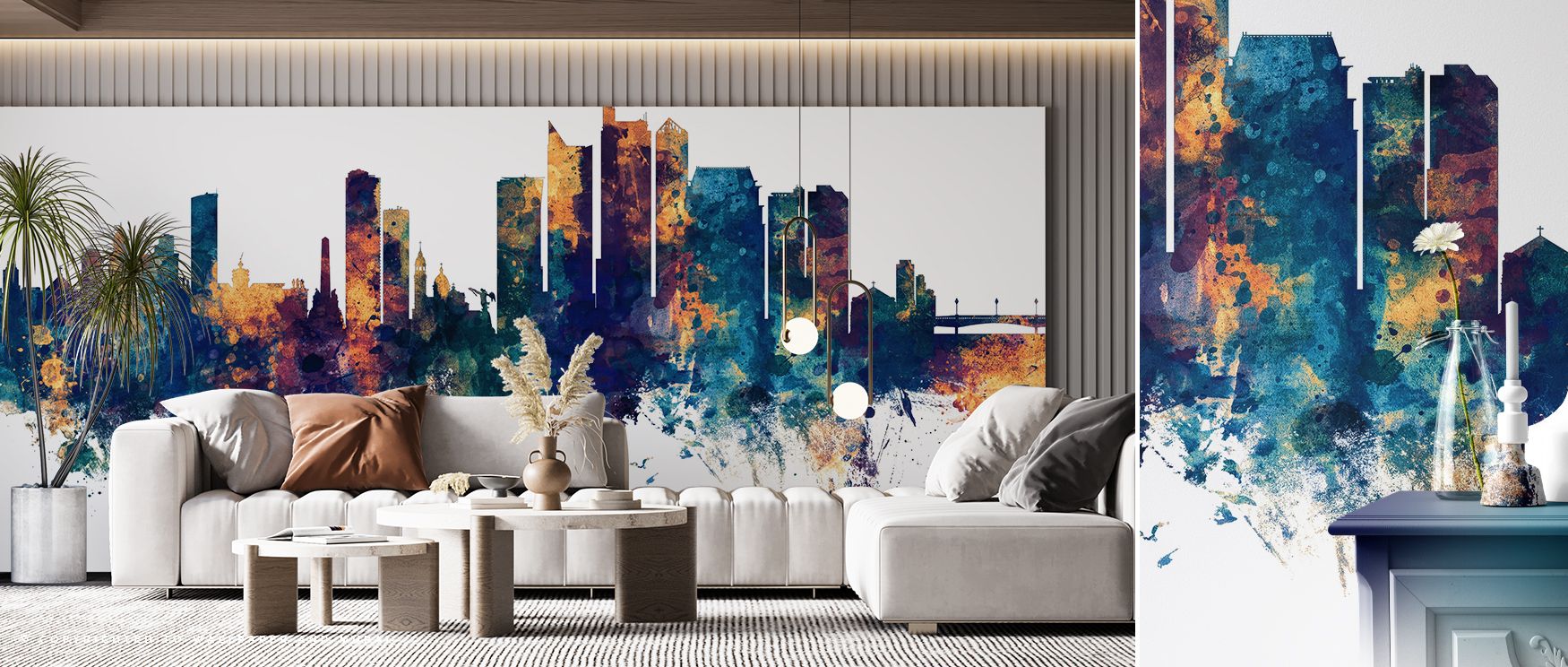 The skyline imagery captures Manila’s identity in refined detail, offering cultural presence within home environments. Bedrooms become havens of warmth and calm, while offices and study rooms receive elegance and sophistication. Interiors reflect artistic