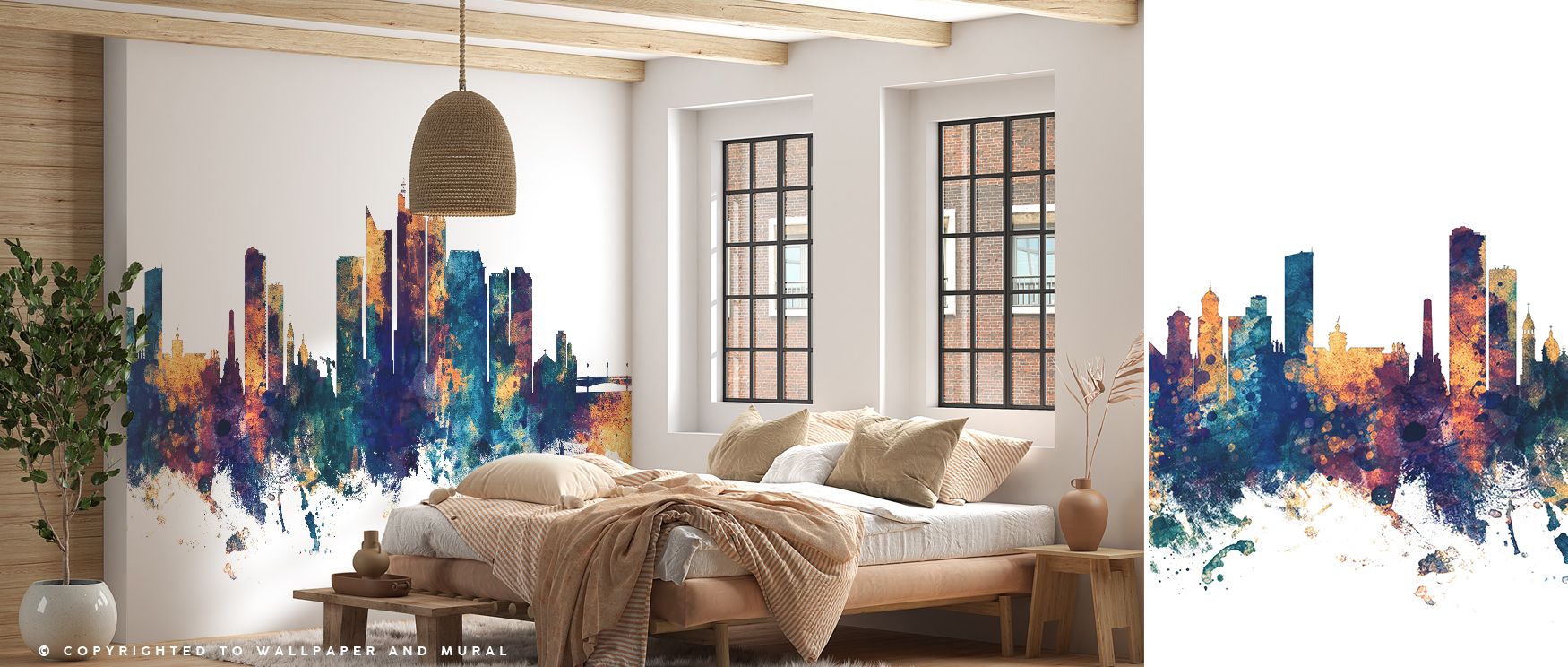 Strong contrasts between dark blue depth and glowing bronze create an atmosphere of timeless sophistication. Interiors gain dramatic presence without overpowering, making living rooms memorable with warmth and bedrooms refined through subtle harmony, turn