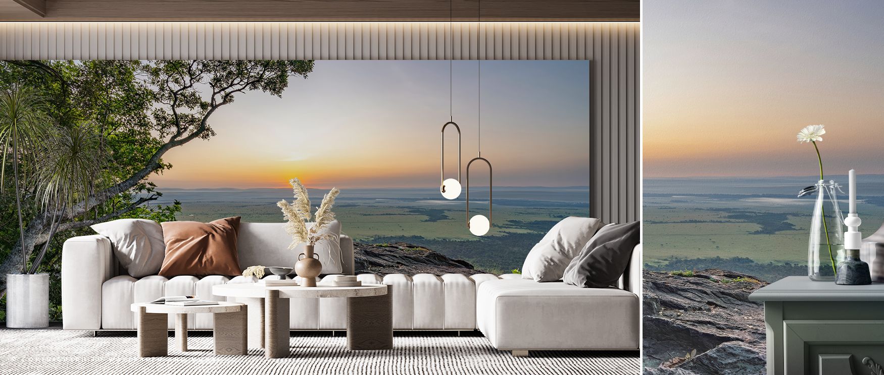 Rolling landscapes convey freedom and adventure while maintaining natural refinement. Interiors gain character that feels warm and inviting, turning rooms into retreats of cultural beauty and sophistication. 