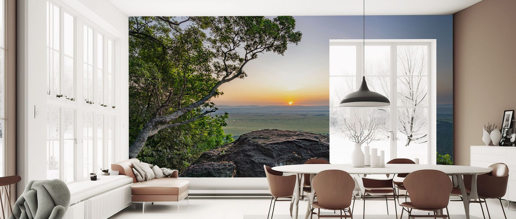 Natural energy flows across walls, bringing vitality and richness. Living areas become showcases of beauty, while bedrooms achieve restful grace filled with warmth. Offices gain sophistication grounded in natural identity. 
