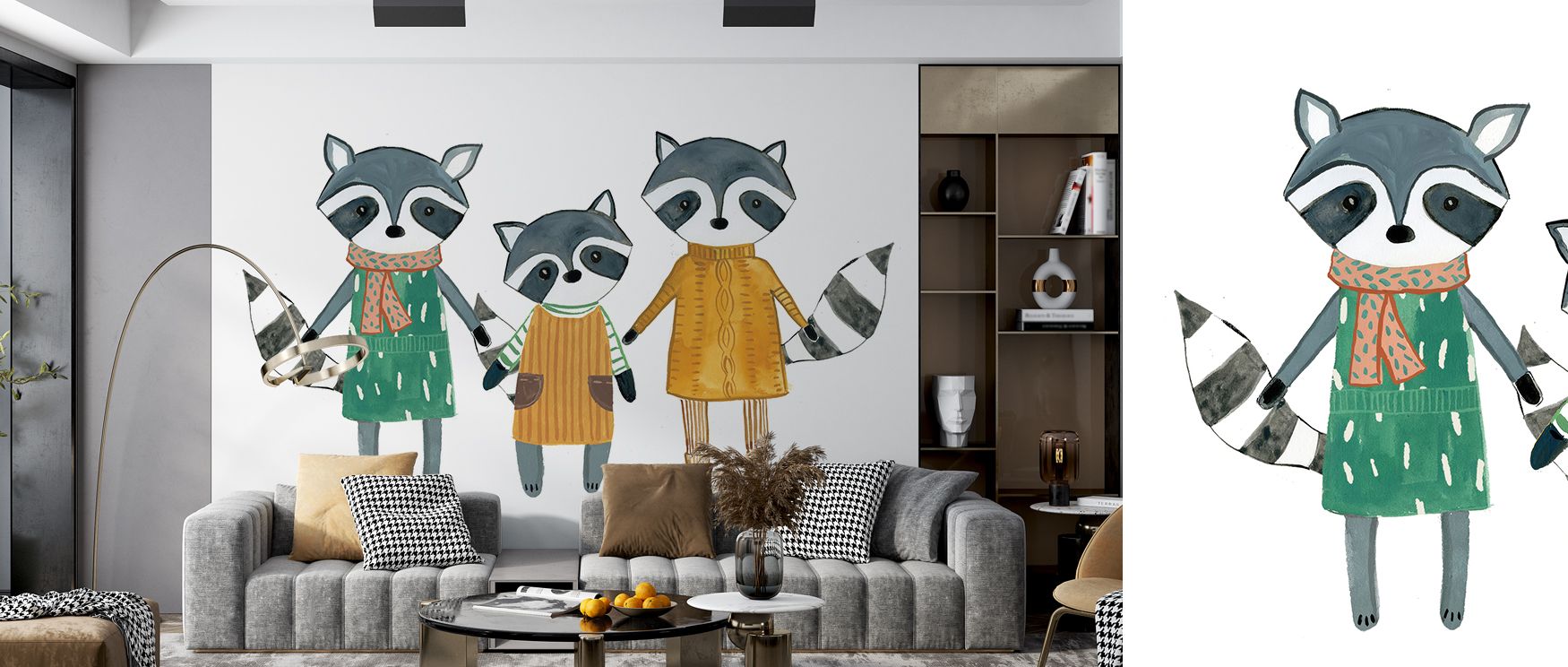 Neighborhood pals bring charm and joy to this wallpaper, creating interiors filled with energy and laughter, suitable for nurseries, playrooms, or kids’ bedrooms where cheerful design enhances atmosphere and playful walls encourage imaginative storytellin