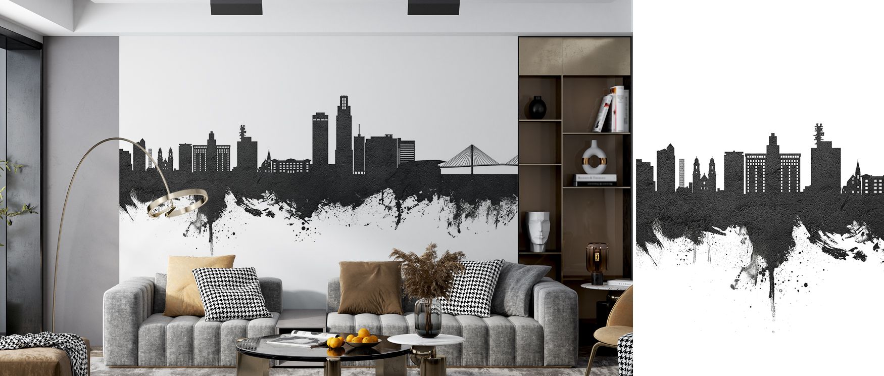 Omaha Nebraska Skyline Wallpaper balances heritage and modern artistry, producing interiors filled with refinement and cultural identity, ideal for offices or bedrooms where walls gain decorative depth, offering stylish identity and timeless elegance natu