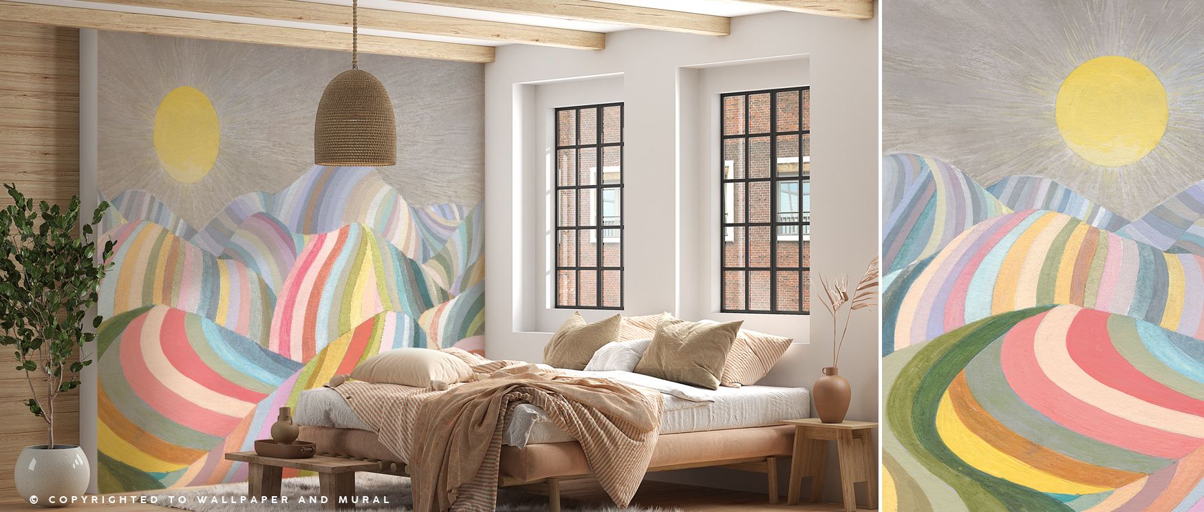 On A Roll Abstract Wallpaper blends bold shapes with modern artistry, creating interiors filled with confidence and balance, suitable for studies or offices where walls require vibrancy, offering stylish decorative identity and refinement naturally expres