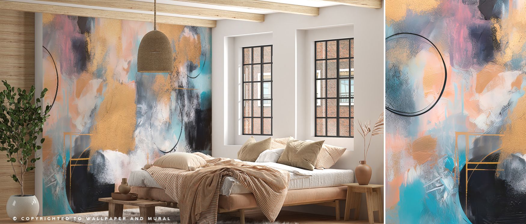 A dynamic design featuring bold abstract contrasts, Opening Night Abstract Wallpaper brings strong movement and visual intrigue to modern interiors. It enriches living rooms with energy and makes bedrooms more sophisticated while serving as an inspiring b