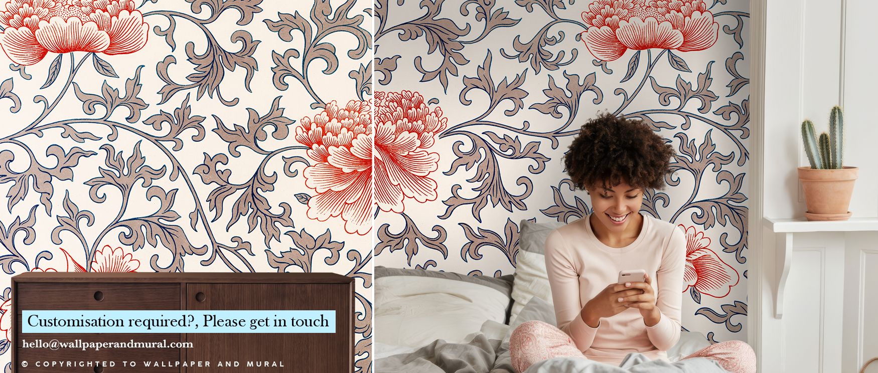 Ornaments in Focus Abstract Wallpaper creates dramatic visual appeal through intricate abstract forms. Its layered detailing adds depth, making living rooms or offices stylish and contemporary. The design balances bold artistry with elegance, transforming