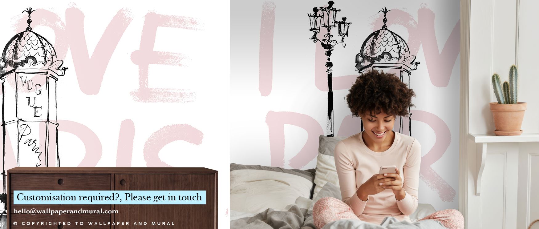Paris, Je Love You Cityscape Wallpaper captures Parisian romance with refined artistry. Bedrooms become intimate sanctuaries, living rooms warm retreats, and offices elegant spaces, as its imagery ensures interiors radiate love, sophistication, and timele