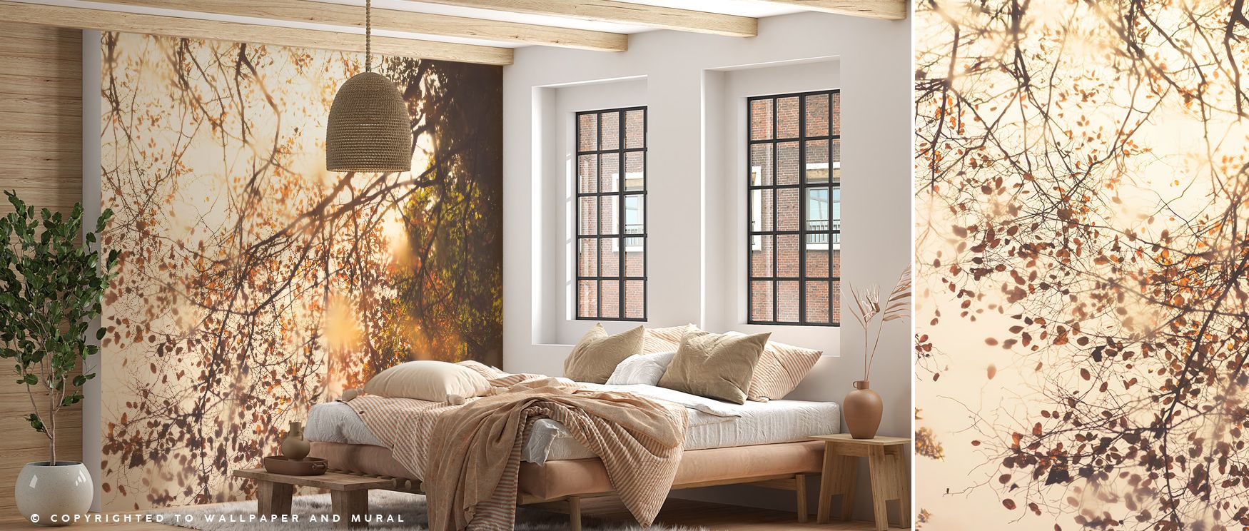 With calming scenic rhythm, this wallpaper offers restful elegance. Bedrooms feel peaceful, living rooms refined, and offices creative, as its design enriches interiors with expansive artistry, ensuring spaces reflect natural beauty and timeless charm fil