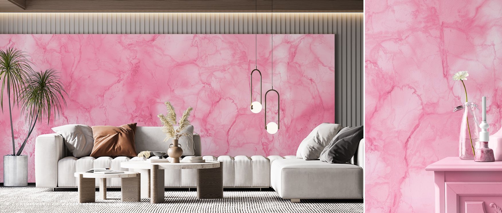 Pink Fluid Abstract Wallpaper enriches interiors with flowing rhythm. Bedrooms gain vibrancy, living rooms expressive energy, and offices dynamic charm, as its abstract imagery ensures walls radiate artistry, sophistication, and timeless modern balance fi