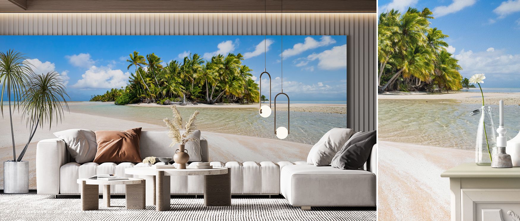 Pink Sands Scenic Wallpaper enriches interiors with coastal elegance. Bedrooms become retreats of rest, living rooms vibrant showcases, and offices refined sanctuaries, as its imagery reflects natural artistry, ensuring walls radiate balance, sophisticati