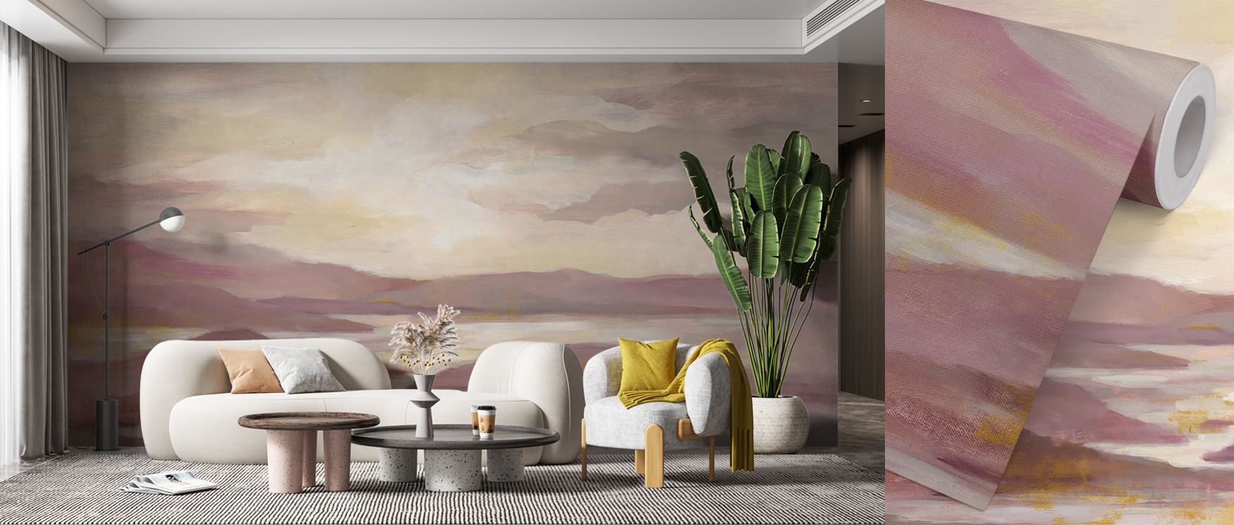 Pink or Gold Abstract Wallpaper captures artistry with radiant detailing. Bedrooms achieve vibrancy, living rooms balance, and offices sophistication, as its tones ensure walls reflect bold expression, offering interiors refinement, creativity, and shimme