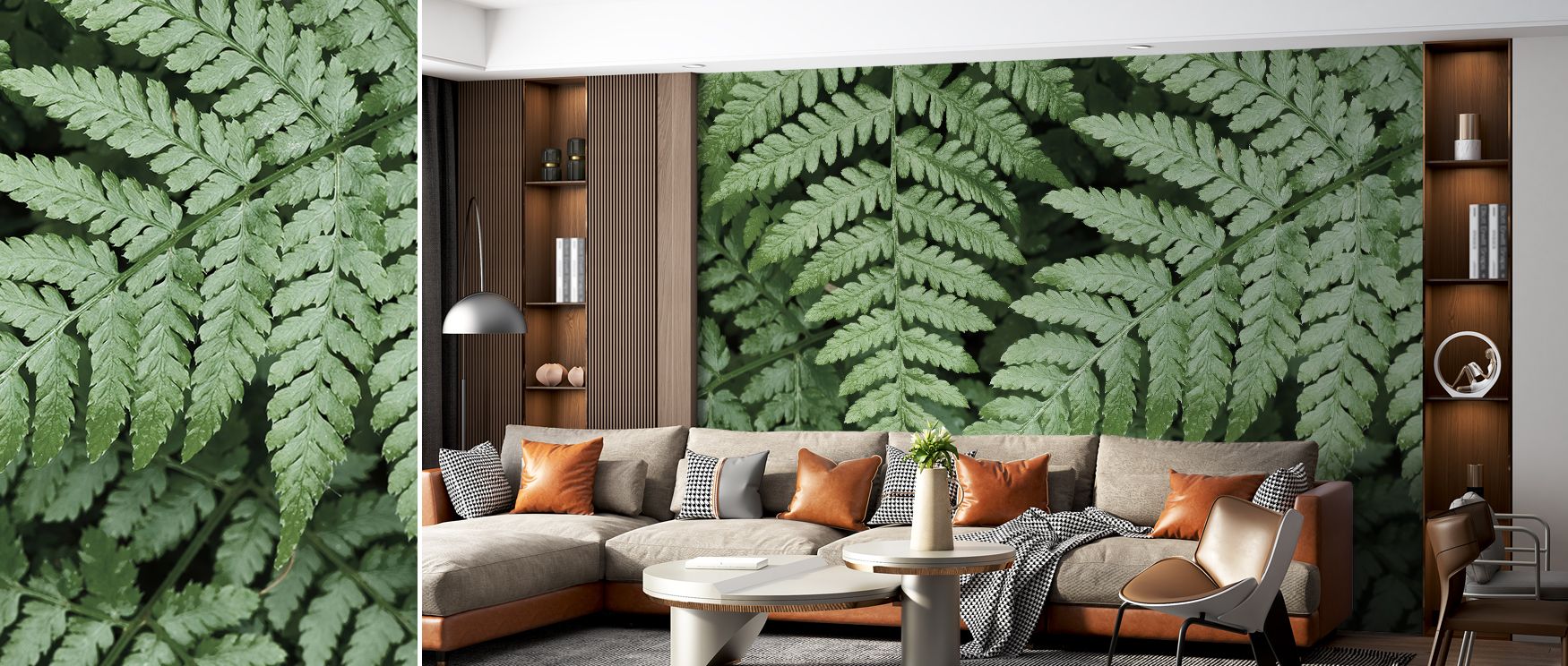 Pointy Ferns Botanical Wallpaper reflects nature’s charm with refined detailing. Bedrooms feel restful, living rooms vibrant, and offices inspiring, as its design ensures walls radiate freshness, sophistication, and botanical artistry, creating spaces fil