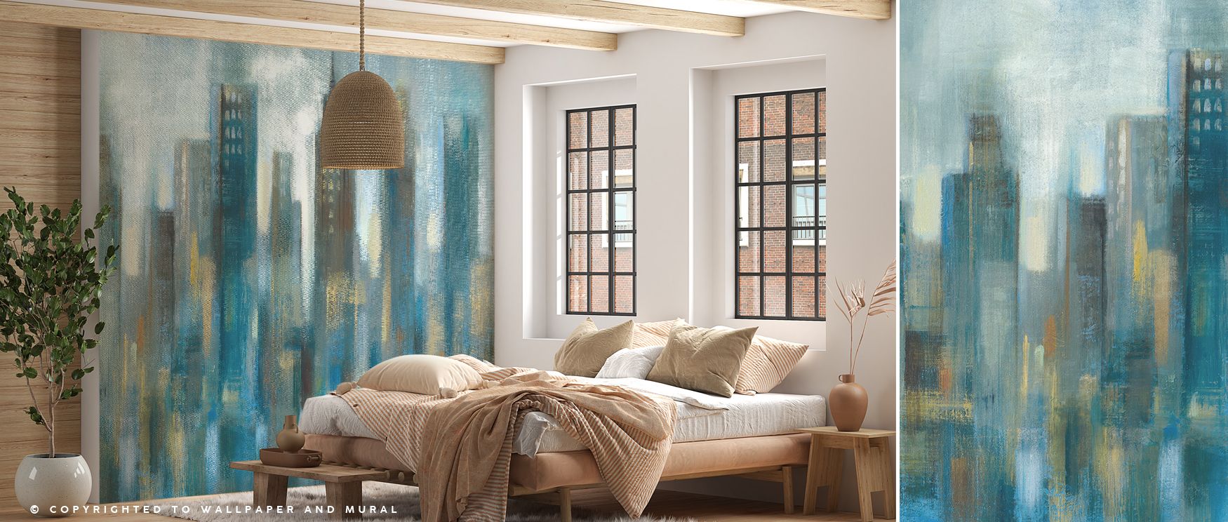 With light abstract detailing, this wallpaper enhances interiors with rhythm and flow. Bedrooms feel lively, living rooms expressive, and offices refined, as its imagery enriches walls with artistry, balance, and timeless sophistication filled with creati