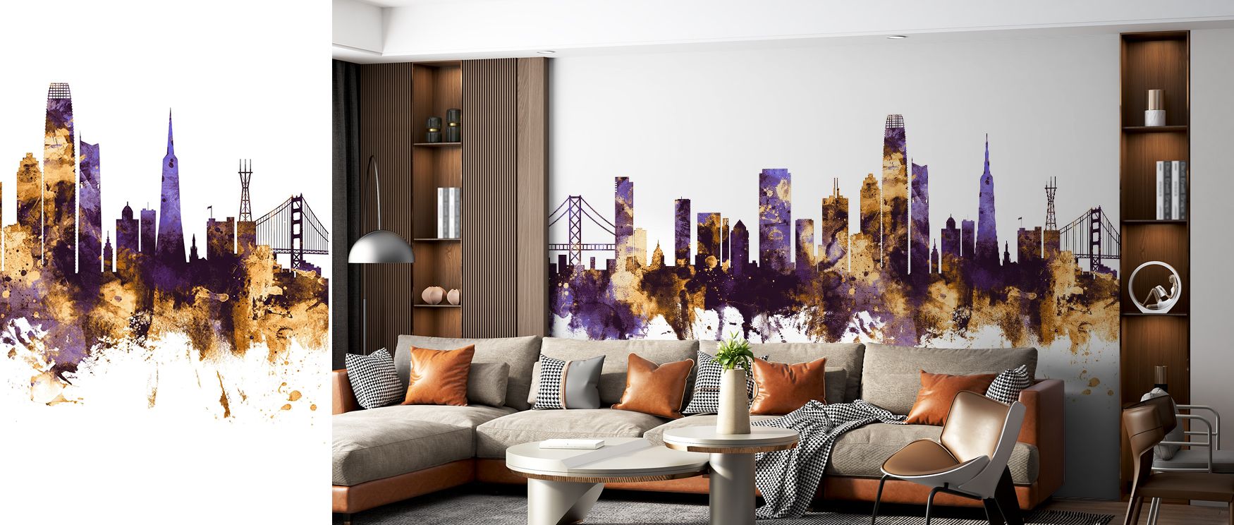 With its striking contrast of jewel tones, the wallpaper makes interiors radiant and inviting. Bedrooms exude peace with richness, offices inspire clarity with color, and living rooms showcase bold cultural elegance that uplifts and celebrates urban life.