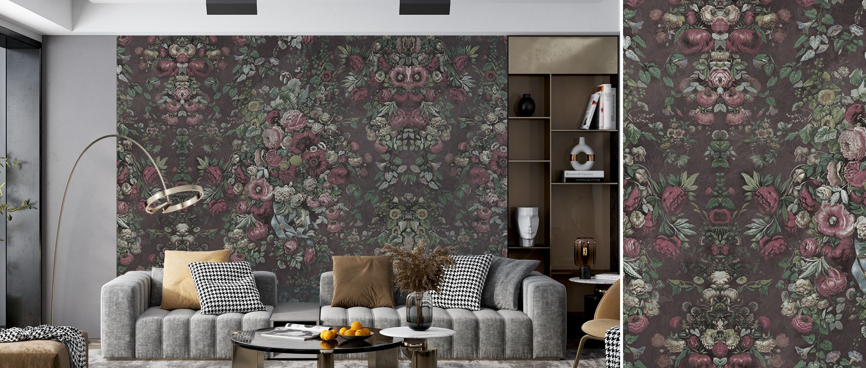 Across the wallpaper the abstract pattern spreads with precision creating harmony and movement. Bedrooms glow with balance offices take on focus and living rooms gain a bold highlight. The Saraband Abstract Wallpaper provides both sophistication and energ