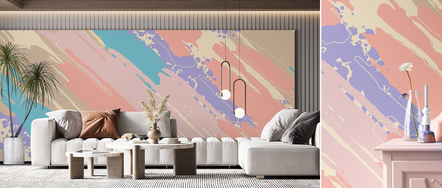Every angle adds rhythm, creating walls that glow with artistry and strength. Bedrooms rest with clarity, offices shine with creativity, and living rooms radiate sophistication. The design reflects modern elegance in bold form. 