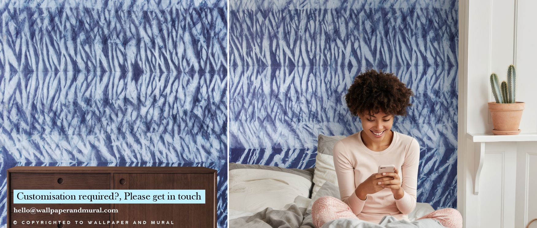 Living room interiors styled with Shiboriscape Compressed Abstract Wallpaper demonstrate how bold shibori-inspired forms flow across feature walls, transforming the atmosphere with rhythmic patterns that harmonize with minimalist furniture and warm lighti
