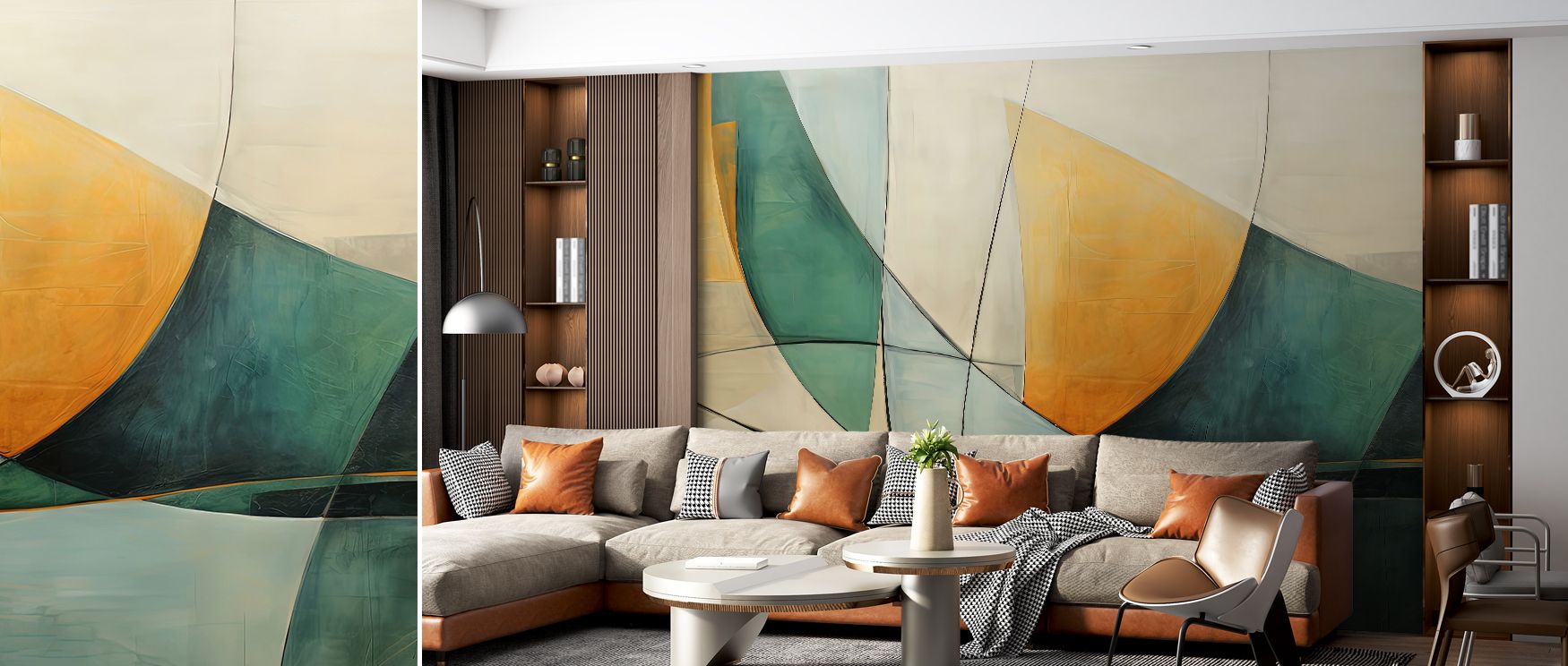 Dining spaces decorated with Shorelines Scenic Wallpaper highlight how layered coastal details form a graceful backdrop that enriches gatherings, combining elegance with coastal warmth to create interiors that feel welcoming and timeless in design. 