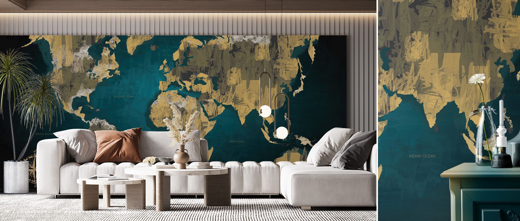 The surface of Sketch World Map Vintage Wallpaper highlights geographic artistry where equators, longitude, and latitude lines are rendered with care. The design reflects harmony between accuracy and creativity. Shaded gradients suggest aged surfaces, off