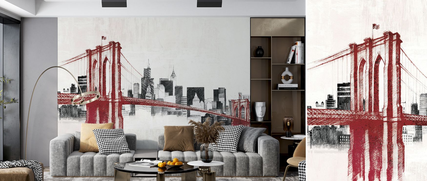 Skyline Crossing Red Abstract Wallpaper displays diagonal structures that feel architectural. The design conveys order within chaos. Its artistry highlights luminous power. Red lines shine against dark grounds. Subtle gradients enhance tension. The imager