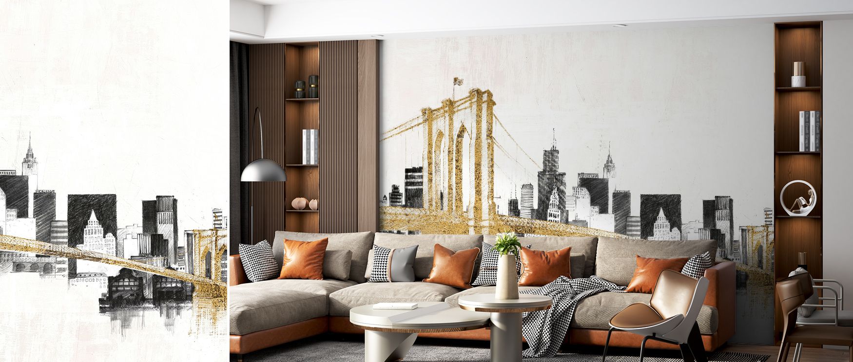 Skyline Crossing Abstract Wallpaper emphasizes intersections where strokes converge, producing layers of visual energy. The design conveys dynamic rhythm through overlapping pathways. Its artistry interprets movement into harmony. Subtle tonal gradations 