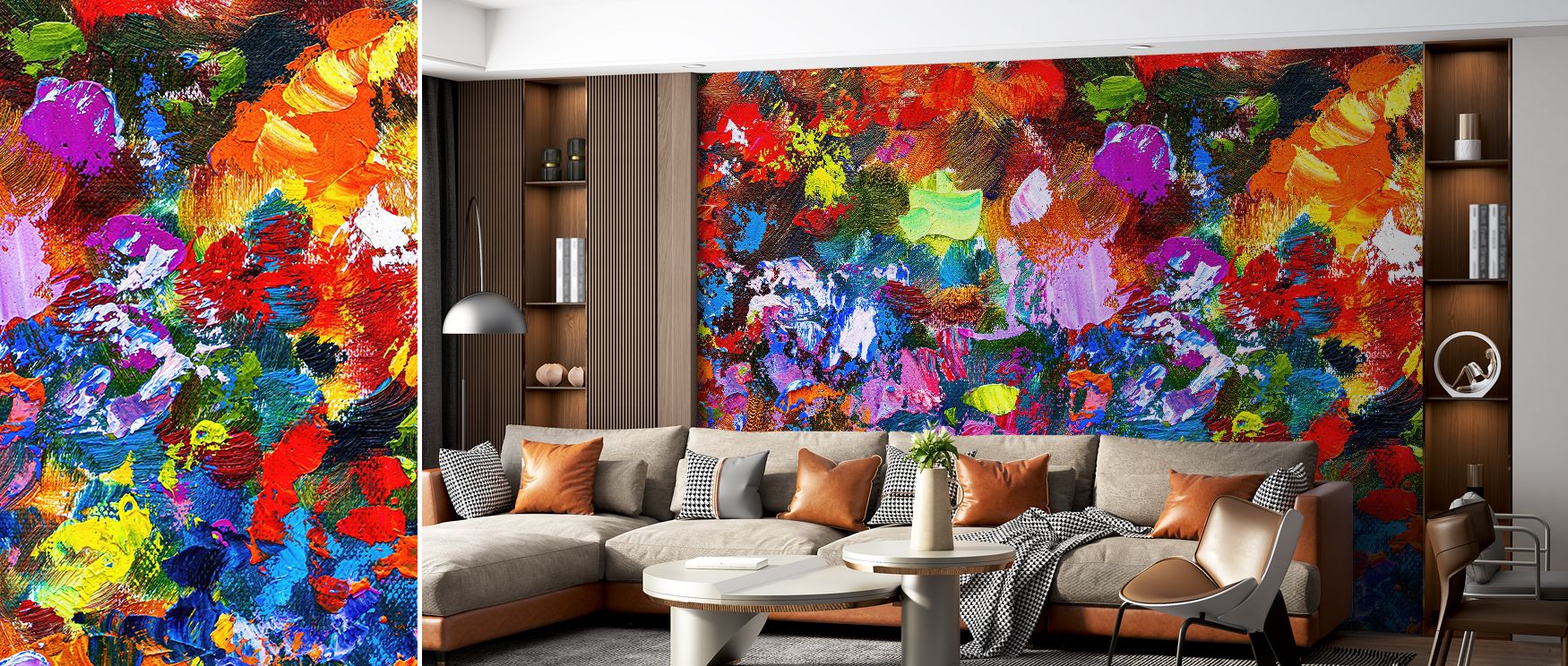 Edge treatment in Smudgy Abstract Wallpaper uses micro-dithers so transitions appear grown rather than erased. Erasure would look digital; grown looks painterly. Painterly sells the story of hand. The story is motion captured as atmosphere. Atmosphere fil