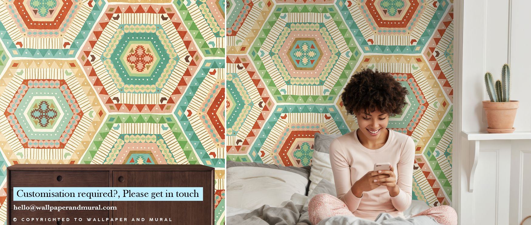 Southwest Geo XI Abstract Wallpaper illustrates interlocking lines with rhythmic repetition. The design conveys harmony through balance. Its artistry reflects cultural geometry. Subtle shading enriches surfaces. The composition glows with rhythm. The imag