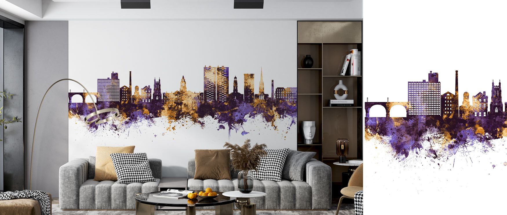 Dramatic tones stretch across the design, creating depth that radiates from wall to wall. Its palette transforms interiors into bold yet calming spaces, providing timeless relevance. Bedrooms, lounges, and offices thrive under its graceful presence. 