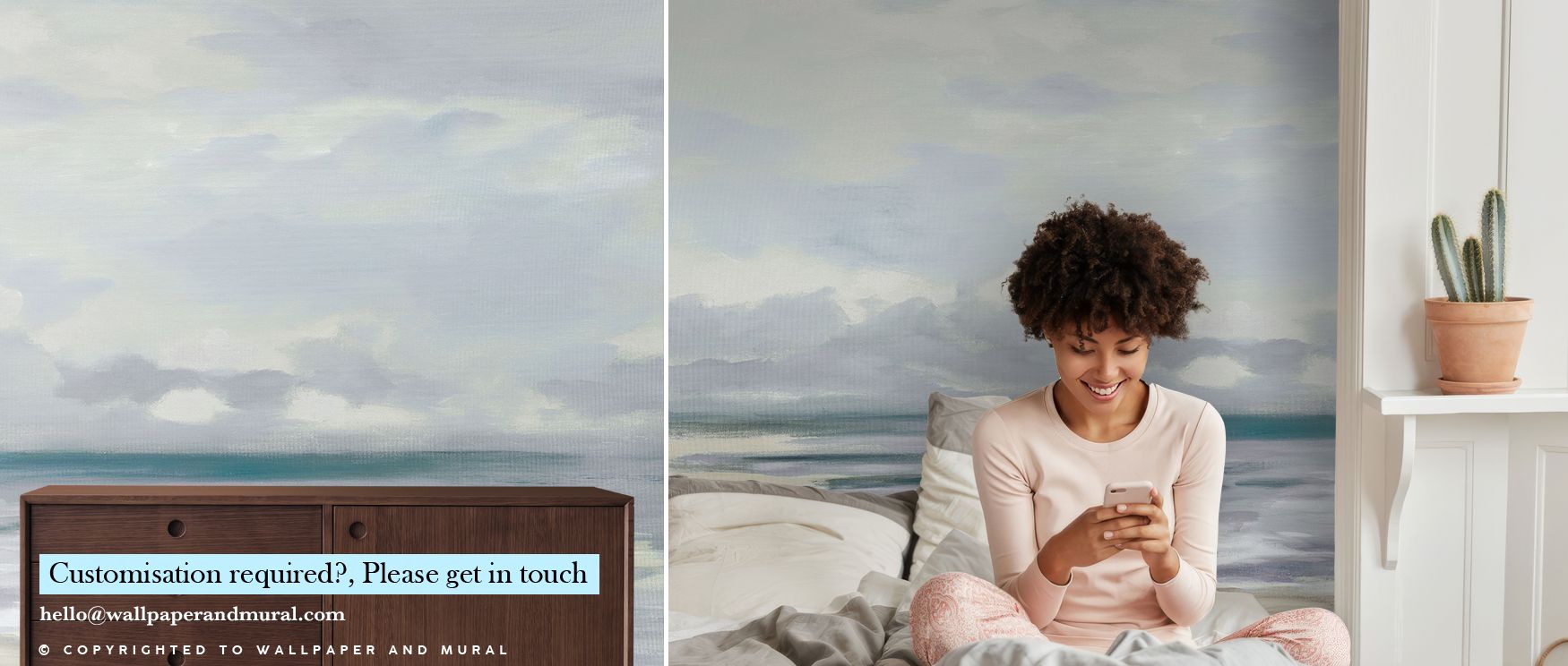 Grey tones weave through the design, balancing shadow with softness. The mural provides intensity without excess, delivering drama that feels graceful. Homes styled with it enjoy a strong but calming environment that adapts to both light and evening tones