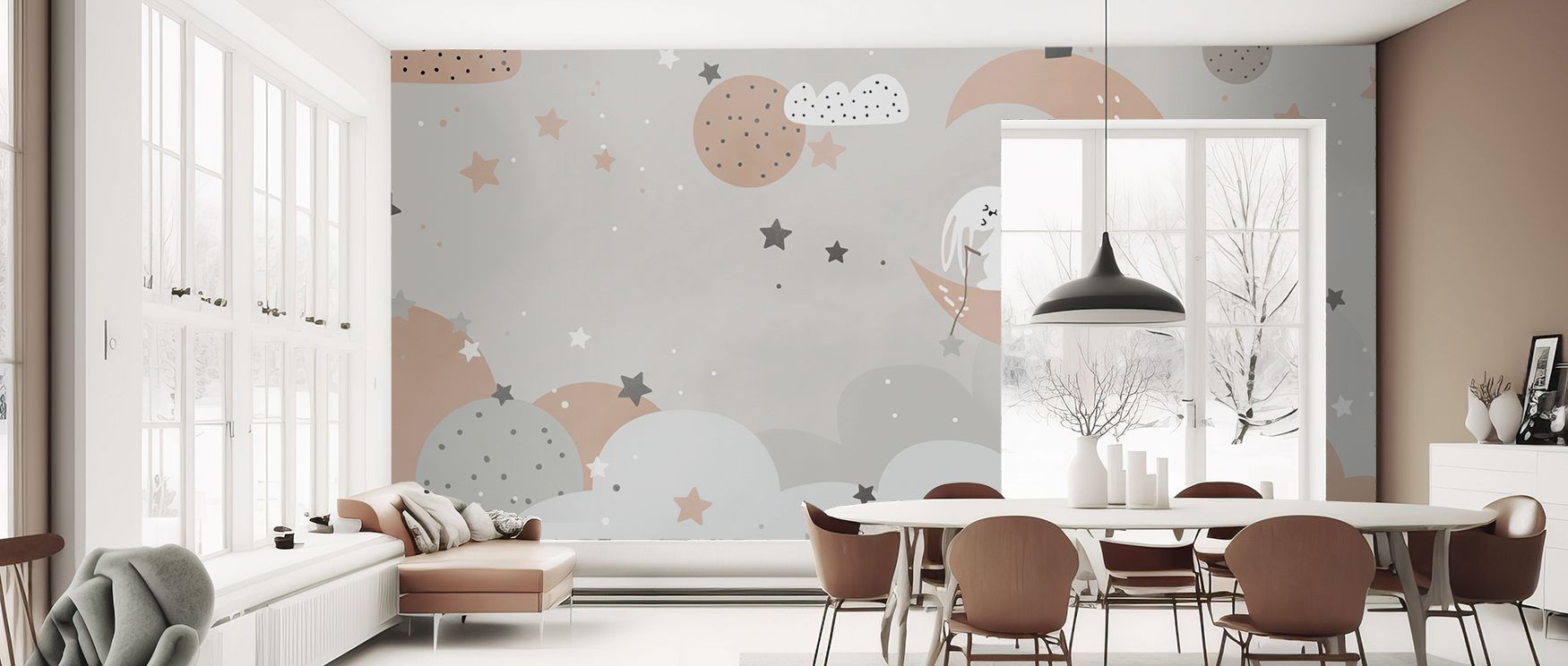 Subtle highlights emerge like faint stars within soft skies. Sweet Dreams Wallpaper includes them sparingly, enriching rhythm. Sparkle remains delicate. Depth stays believable. The atmosphere glows serene. Calm persists throughout. Elegance frames imagery