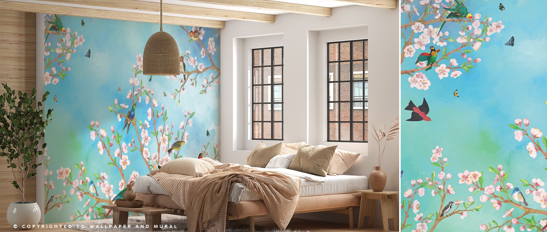 Birds rest along fine branches, some wings folded, others extended in quiet rhythm. Sweet Tweet Wallpaper brings elegance to these lively postures. Feathers show tonal shifts. Surfaces breathe harmony. Balance defines atmosphere. Calmness persists. The de