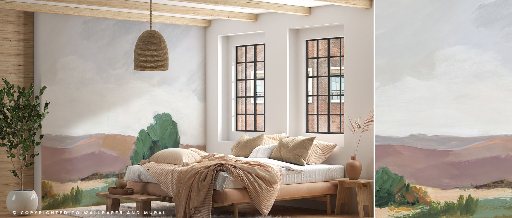 Gentle linework flows like footpaths crossing light grass; Take A Walk Wallpaper spreads this rhythm calmly across bedroom walls. Tones move in soft steps. Negative space gives breath. Highlights whisper. Depth stays subtle. Elegance remains. The scene fe