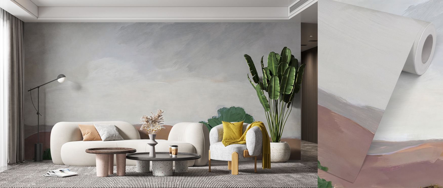 A tempered palette leans natural—greens, taupes, pale sky tints; Take A Walk Wallpaper keeps chroma quiet for office harmony. Lines carry identity. Ground absorbs glare. Surfaces read matte. Movement is fluid. Calm holds steady. Balance persists. 