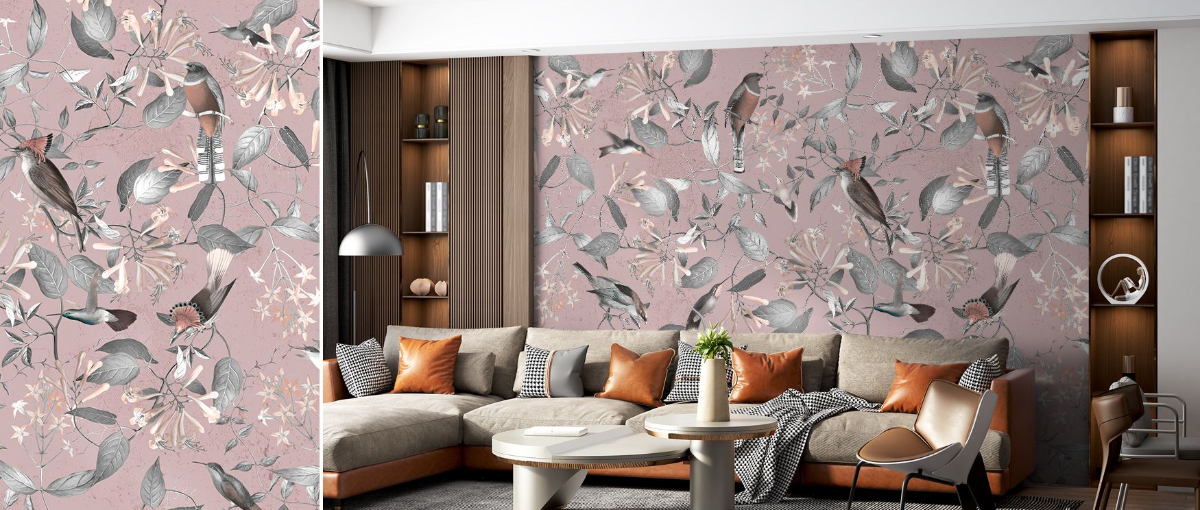 Birds differ in scale, avoiding monotony and adding interest. Tescoma Birds of Beauty Wallpaper balances variation. Bedrooms feel lively. Surfaces breathe naturally. Imagery conveys order. Balance defines mood. Elegance sustains rhythm. Serenity continues