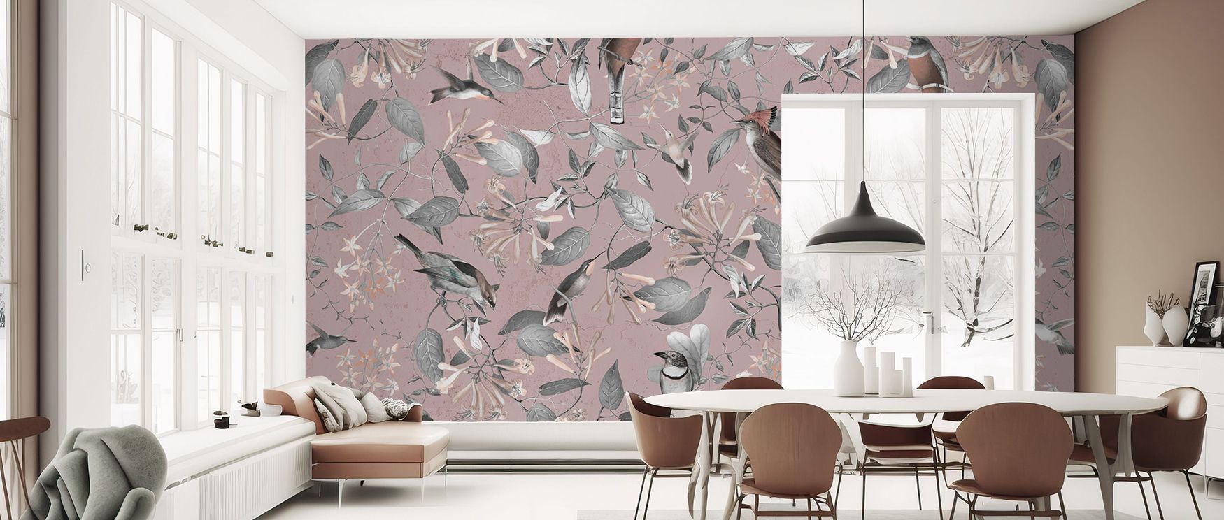 Highlights accent select feathers, offering subtle sparkle. Tescoma Birds of Beauty Wallpaper applies restraint. Offices feel brightened. Surfaces glow softly. Imagery conveys balance. Calmness frames tone. Elegance continues smoothly. Serenity defines de