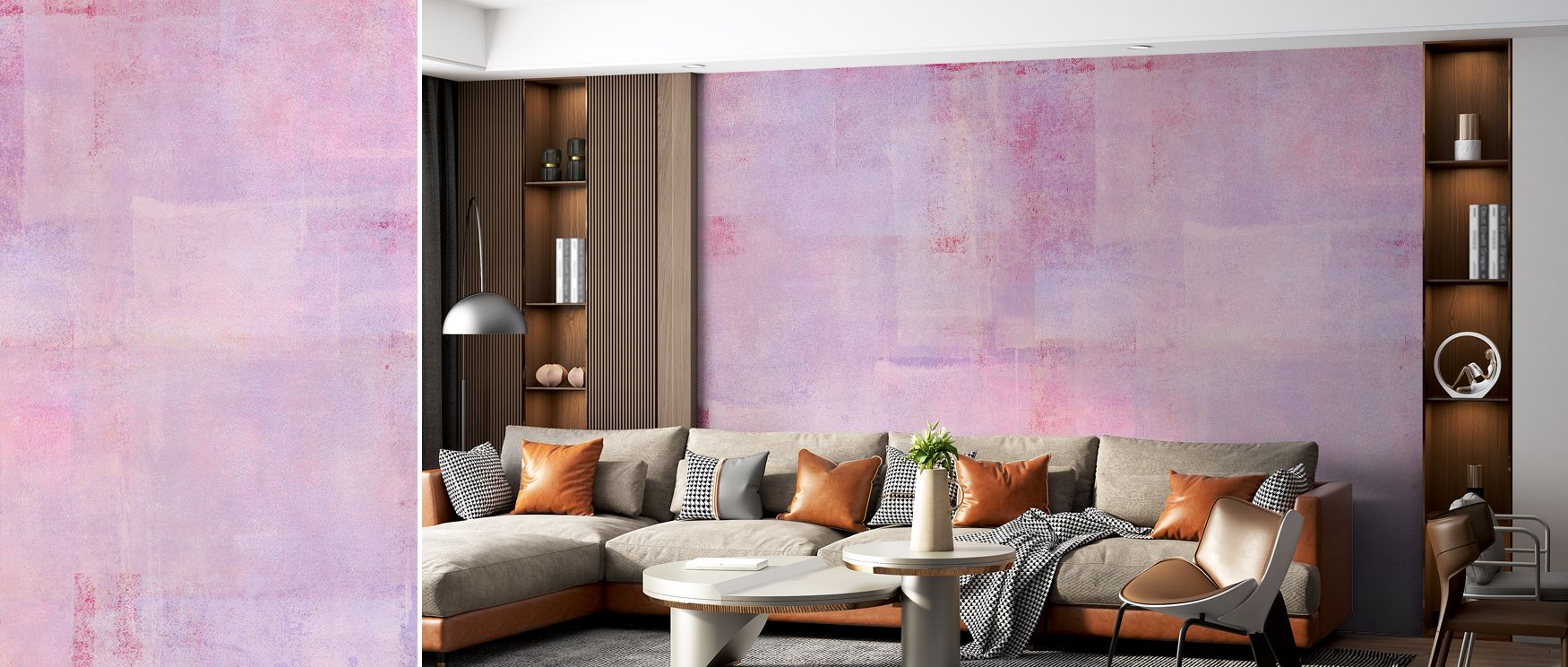 Highlights emerge lightly on raised textures, adding dimension. Texture Fields Pink Wallpaper uses restraint. Bedrooms feel tender. Surfaces glow softly. Imagery conveys balance. Calm persists evenly. Elegance frames tone. Serenity defines design. The loo