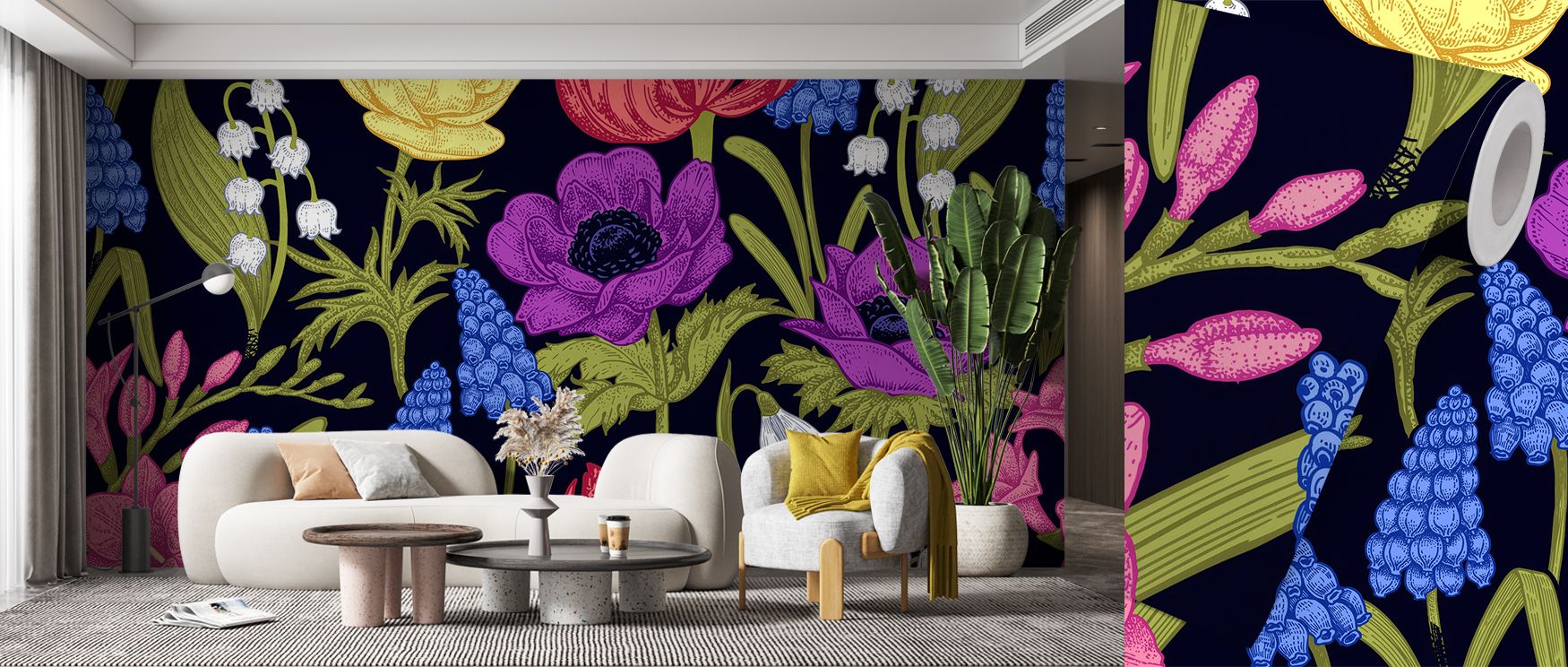 Negative space rests between strokes for openness; The Rabbits View Dark Wallpaper avoids heaviness. Living spaces feel airy. Surfaces glow evenly. Imagery conveys clarity. Balance sustains rhythm. Elegance continues softly. Calm persists naturally. The l