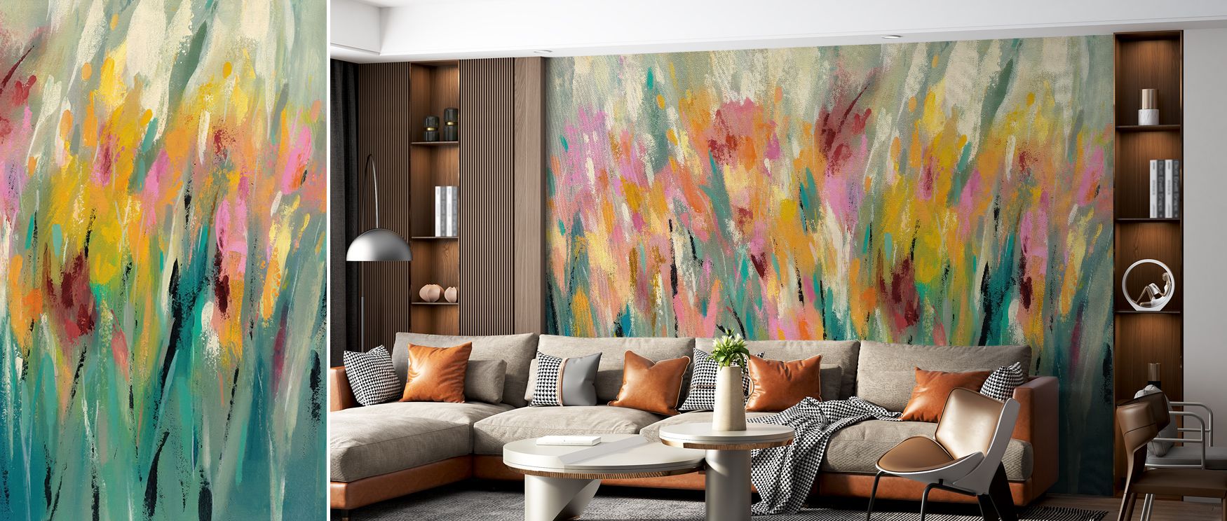 Gradations deepen petals without heaviness; Tulip Turnpike Wallpaper manages tones elegantly. Dining areas gain refinement. Surfaces remain smooth. Imagery reads lyrical. Rhythm persists softly. Balance defines flow. Calmness endures. Elegance frames desi