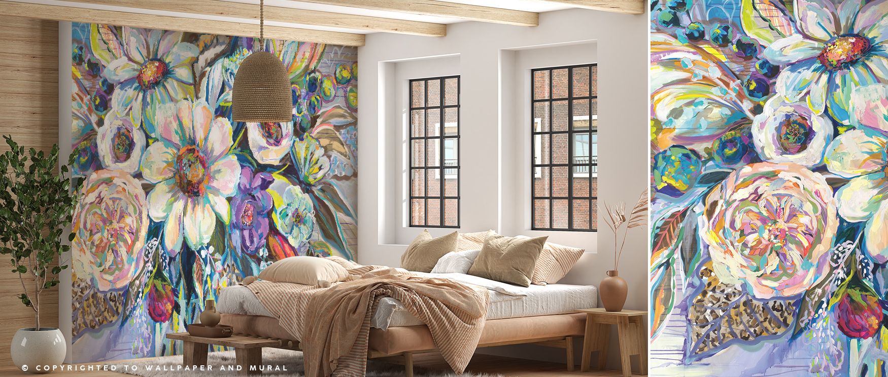 Bouquets cluster gracefully with petals glowing softly. Unity Bouquets Wallpaper enriches bedrooms with floral charm. Surfaces glow gently. Rhythm sustains calm. Balance holds steady. Serenity defines design. Elegance persists. The mood feels refined. 
