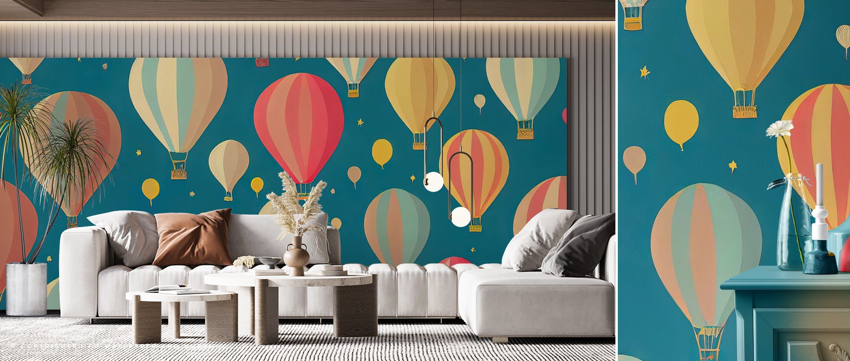 Negative space acts as breathable sky, ensuring openness. Up and Away Wallpaper sustains clarity in dining corners. Surfaces feel spacious. Rhythm persists evenly. Balance holds firm. Serenity defines mood. Elegance carries imagery. The result feels uplif