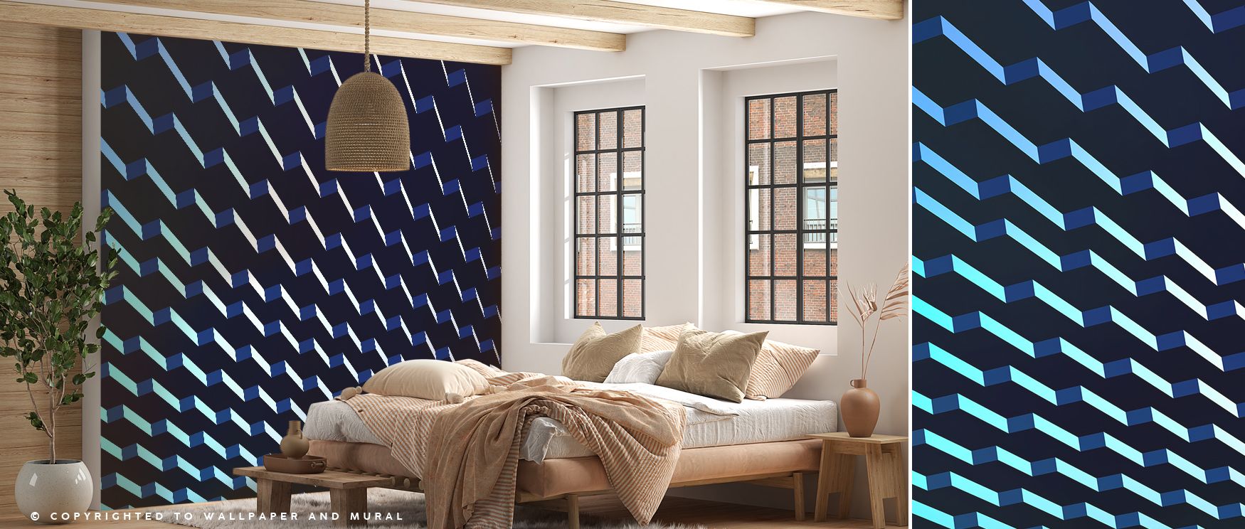 Angular strokes shift upward while lines cut across diagonally, evoking motion. Up or Across Wallpaper enriches bedrooms with modern rhythm. Surfaces glow smoothly. Balance holds steady. Rhythm persists evenly. Serenity frames tone. Elegance defines image
